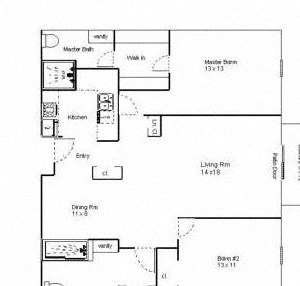 Two Bedroom Two Bath